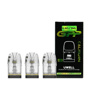 Uwell Caliburn GPP Kartuş 0.9 Ohm  G3 / G4 / G5 uyumlu (3ml - 4'lü) - ilksigaran