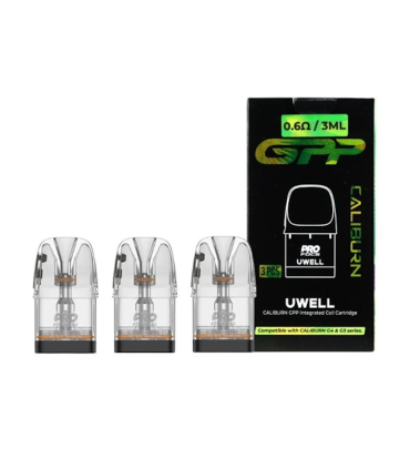 Uwell Caliburn GPP 0.6 Ohm Kartuş G3 / G4 / G5 uyumlu (3ml - 4'lü) - ilksigaran