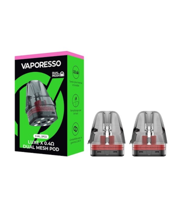 Vaporesso Luxe X Dual Mesh 0.4 Ohm Kartuş 5ml (2'li) | ilksigaran