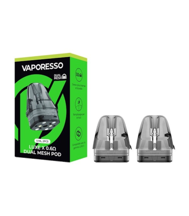 Vaporesso Luxe X Dual Mesh 0.6 Ohm Kartuş 5ml (2'li) | ilksigaran
