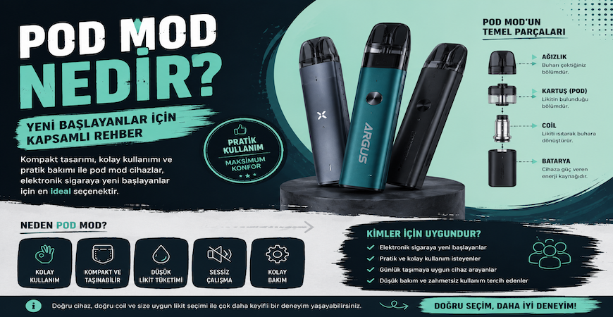 Pod Mod Nedir? Yeni Başlayanlar İçin Kapsamlı Rehber (2026)